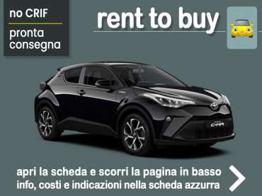 Offerta SUV e CrossOver Rent to buy TOYOTA C-HR 1.8 Hybrid E-CVT Trend: noleggio auto no scoring con possibilità di riscatto - offerta di MT Motors Full Hybrid