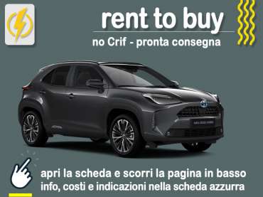 Offerta SUV e CrossOver Rent to buy TOYOTA YARIS CROSS 1.5 hybrid (116 CV) E-CVT Adventure AWD-i: noleggio auto no scoring con possibilità di riscatto - offerta di MT Motors Full Hybrid