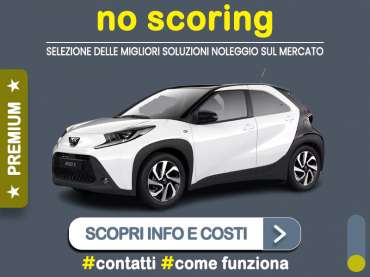 Offerta City car TOYOTA AYGO X 1.0 VVT-i: noleggio no scoring Premium - l'offerta del broker MT Motors Benzina