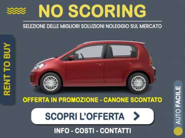Offerta City car VOLKSWAGEN UP! 1.0 eco move up! (68CV) BMT: noleggio no scoring - l'offerta RENT TO BUY del broker MT Motors, con possibilità di acquisto a tariffa agevolata Metano 